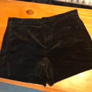 Ralph Lauren Rugby Black velour shorts